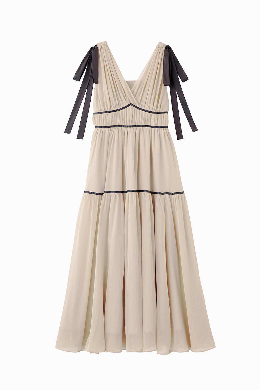 ショルダーリボンシフォンワンピース – poláura OFFICIAL ONLINE STORE