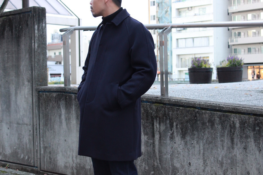 COMOLI - キャバリーメルトンバルカラーコート: VIOLA STELLA men's blog