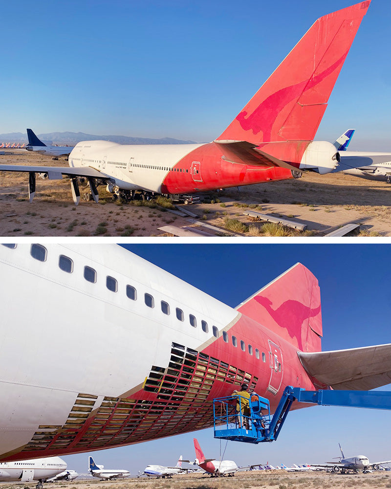 カンタス航空ボーイング 747-400 - PLANETAGS TAIL #VH-OJP – MotoArt