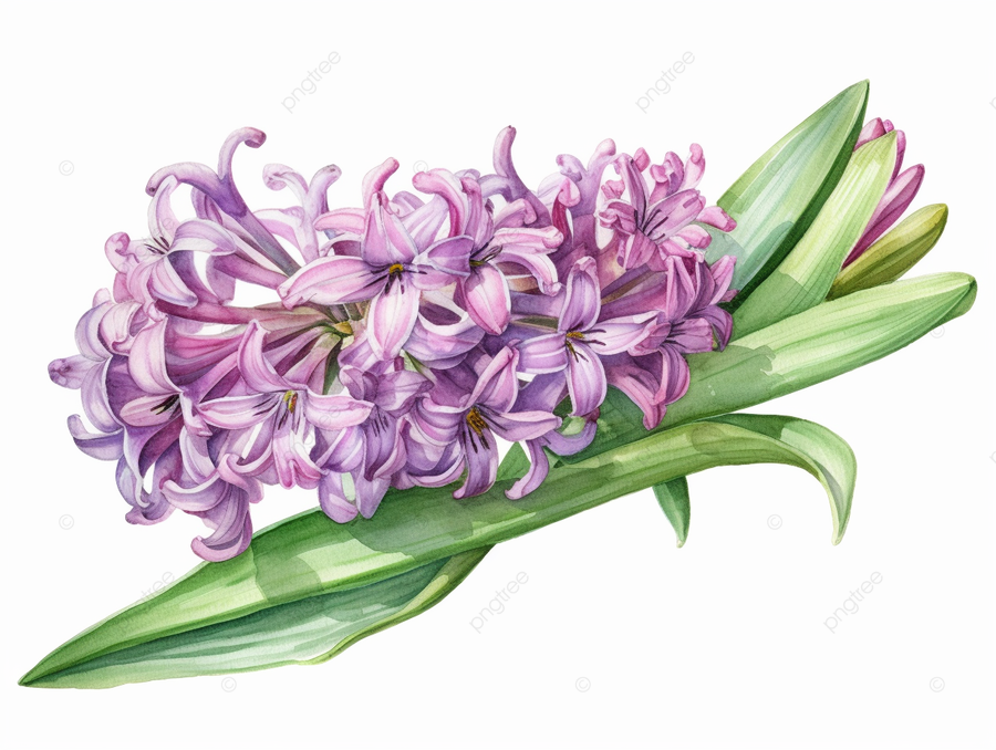 無料の水彩のヒヤシンスの花イラスト素材PNG・フリー 画像 - Pngtree
