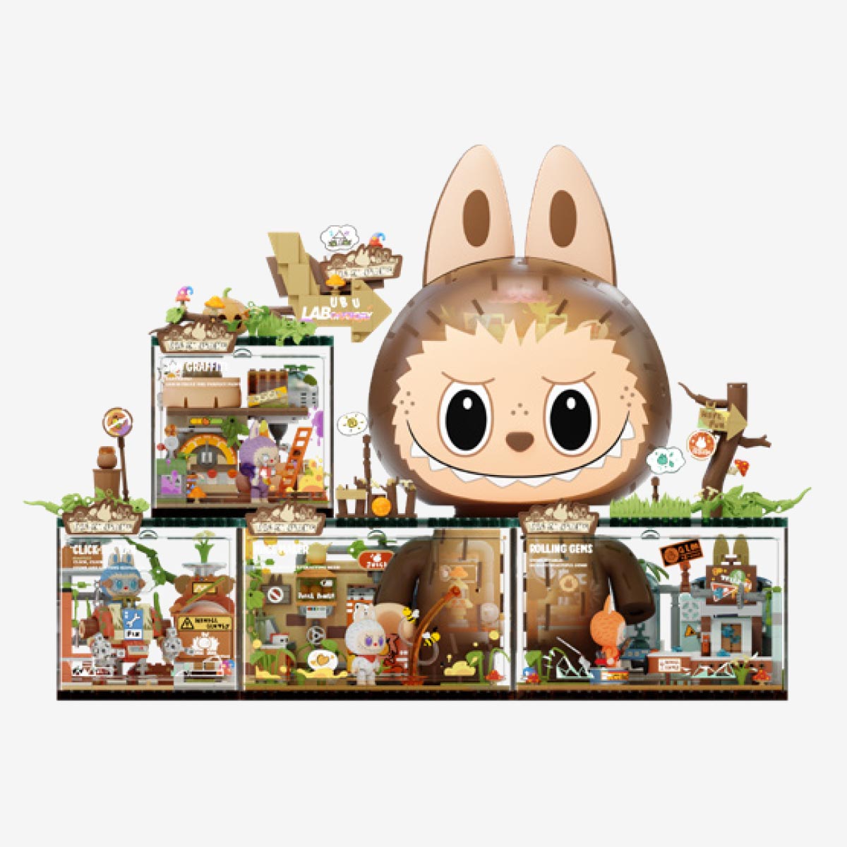 THE MONSTERS Forest Secret Base Series Blocks-Rolling Gems - POP