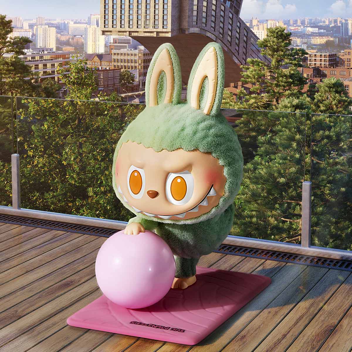THE MONSTERS Lazy Yoga Series Figures - POP MART (Japan)