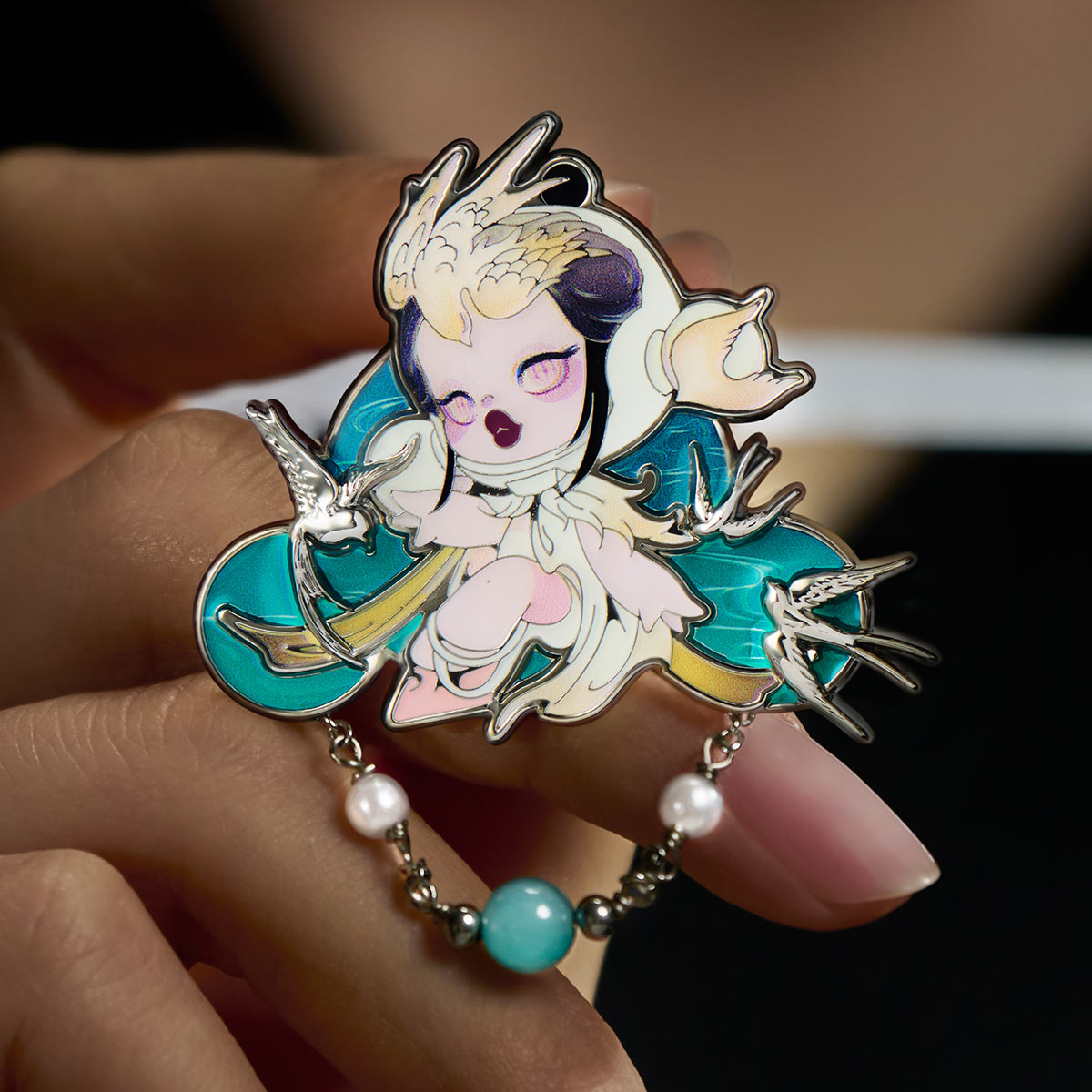 SKULLPANDA The Mirage Series Breastpin - POP MART (Japan)