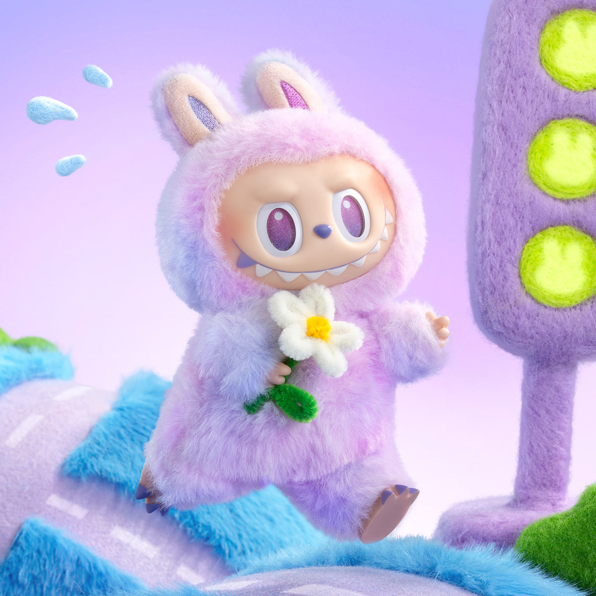 THE MONSTERS Big into Energy シリーズ ぬいぐるみペンダント-Copy