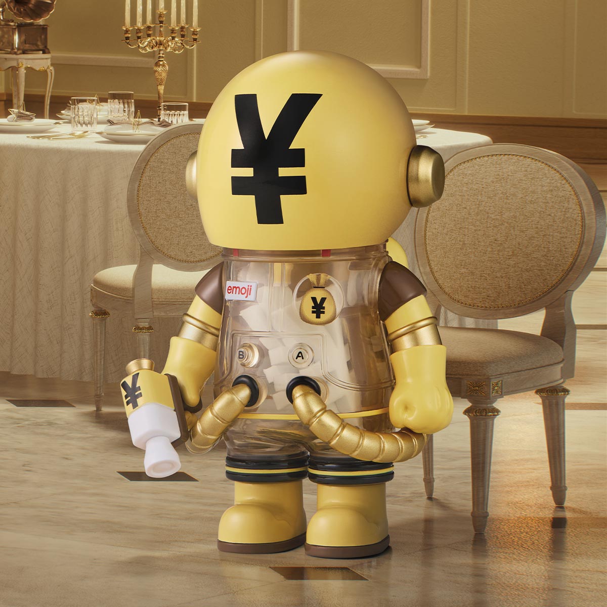 MEGA SPACE MOLLY 100% × emoji™ Series - POP MART (Japan)