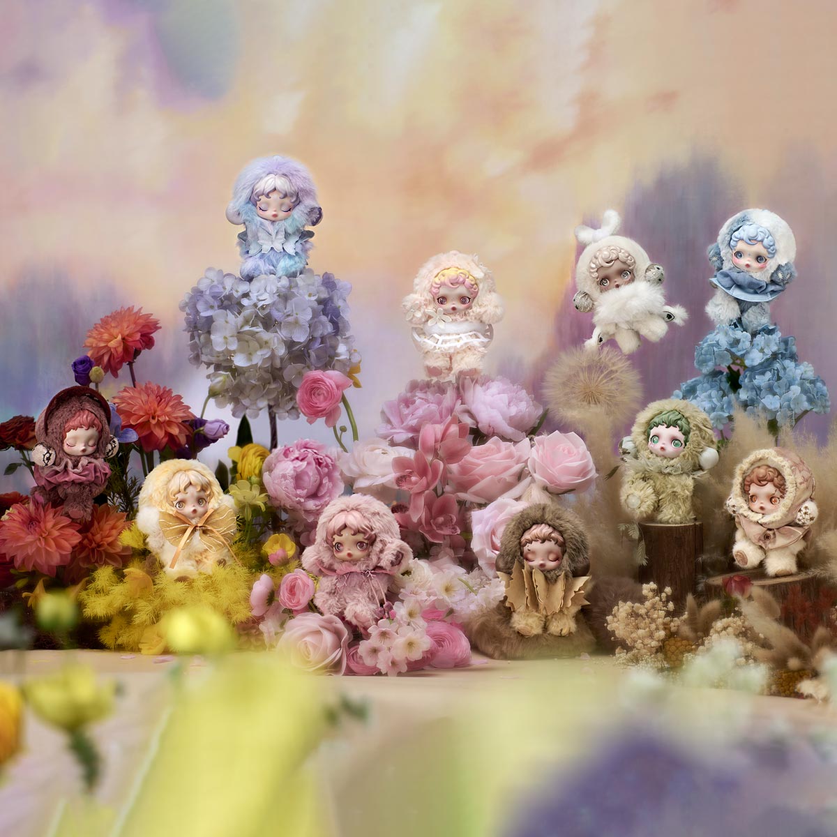 SKULLPANDA L'impressionnisme Series Plush Doll - POP MART (Japan)