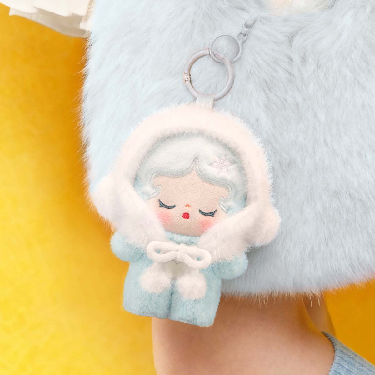 POP BEAN Fluffy & Cozy シリーズぬいぐるみペンダント - POP MART (Japan)