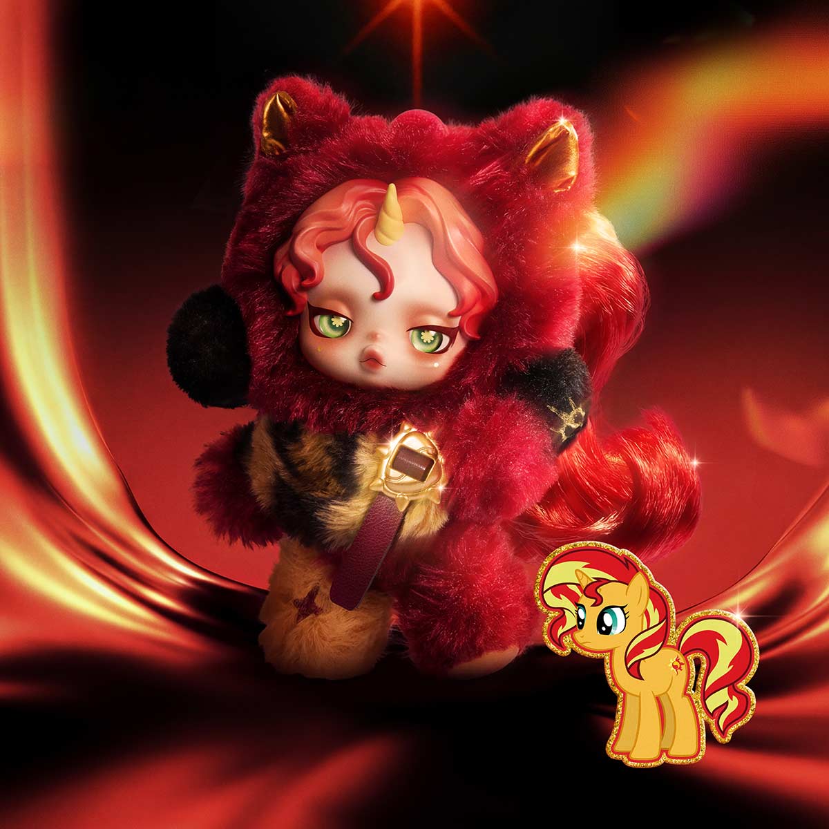 SKULLPANDA × My Little Pony シリーズ ぬいぐるみペンダント - POP
