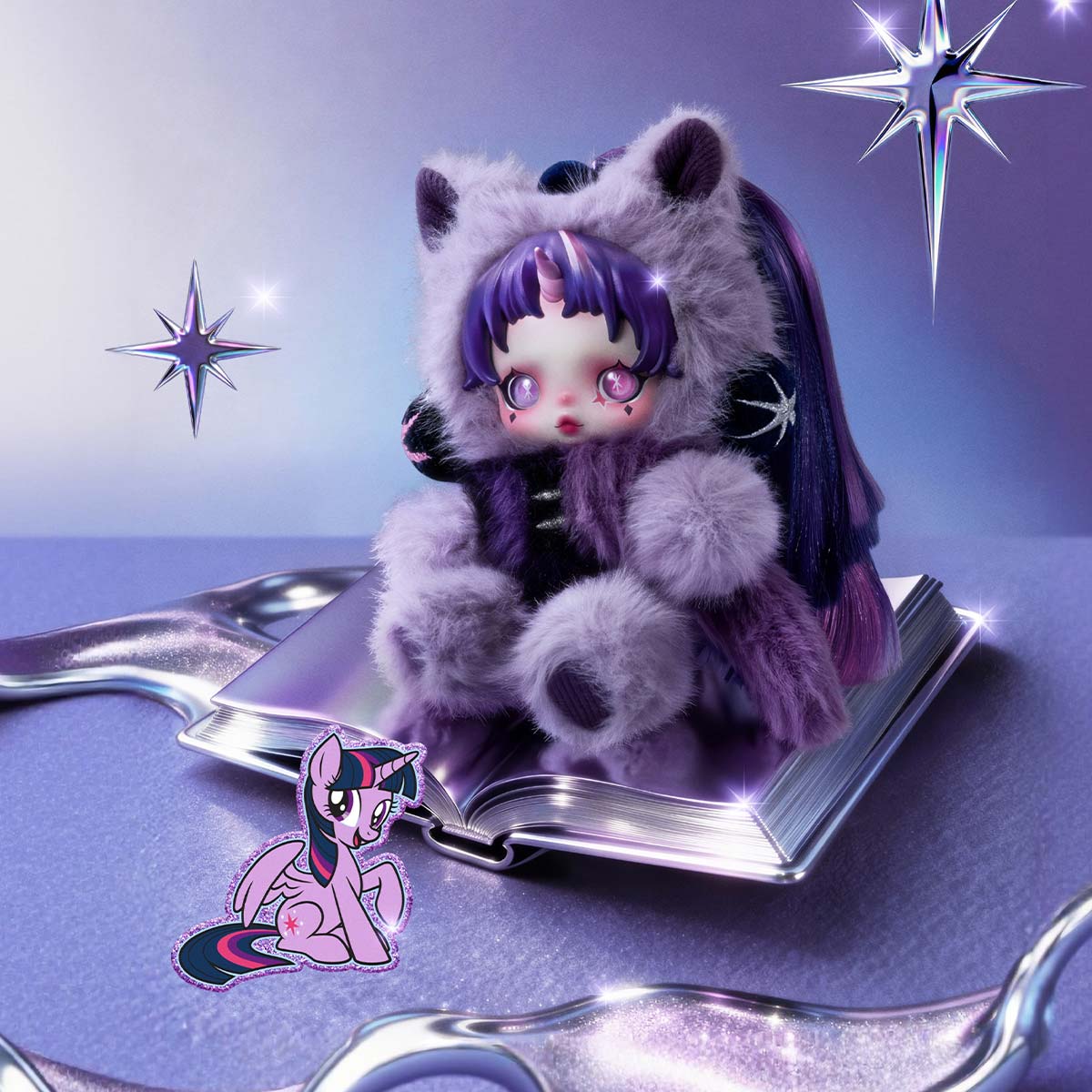 SKULLPANDA × My Little Pony シリーズ ぬいぐるみペンダント - POP