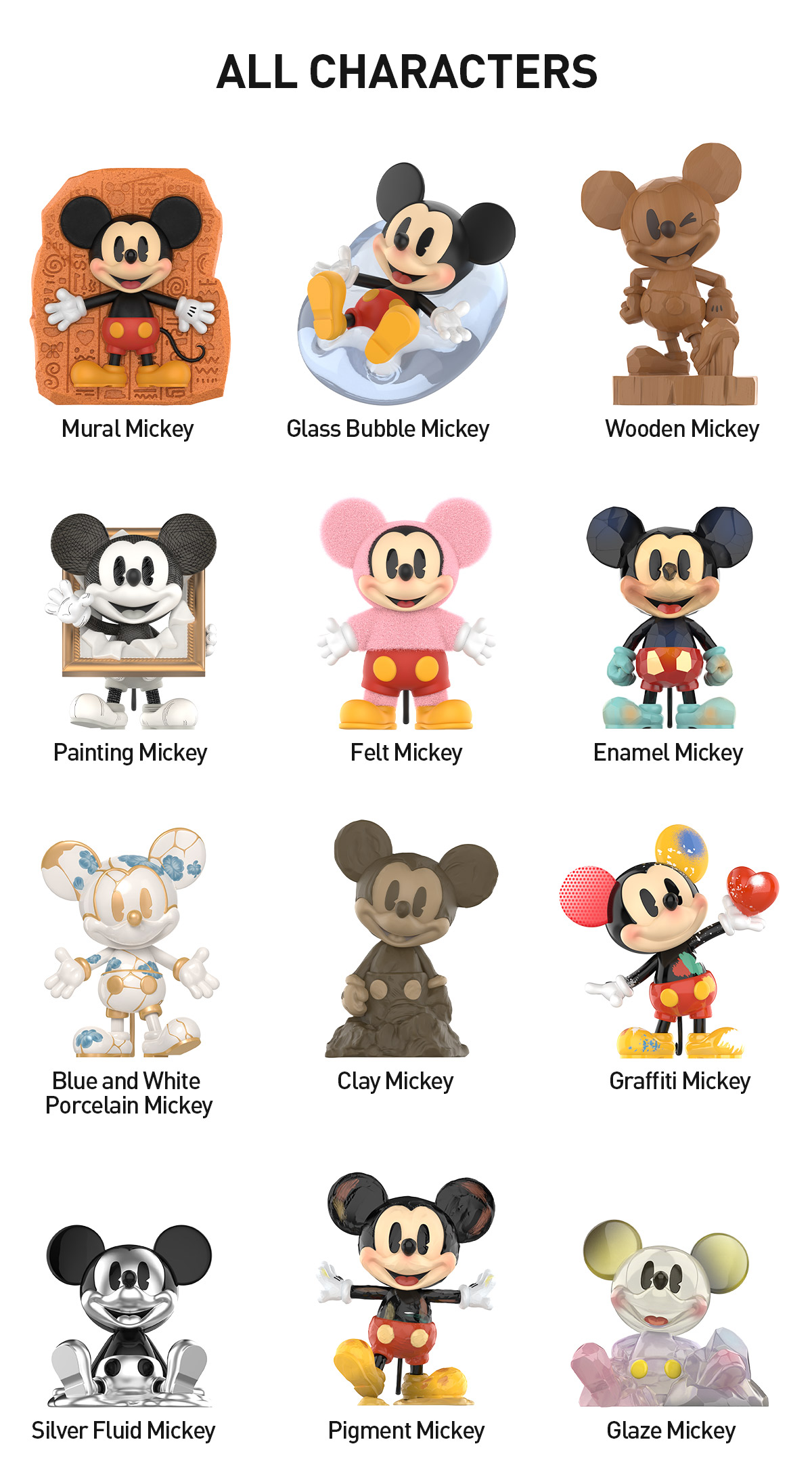 Disney Mickey Boundless Creativity Series Figures - POP MART