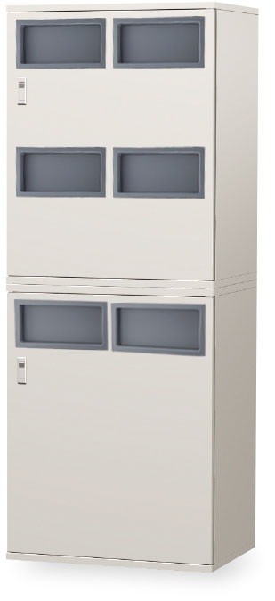 山崎産業株式会社｜リサイクルシステムボックス（ユニット式）2分別