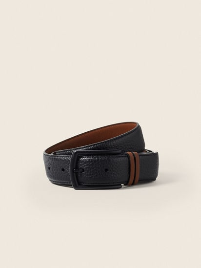 Black Leather Belt SS26 23029583 | Zegna US