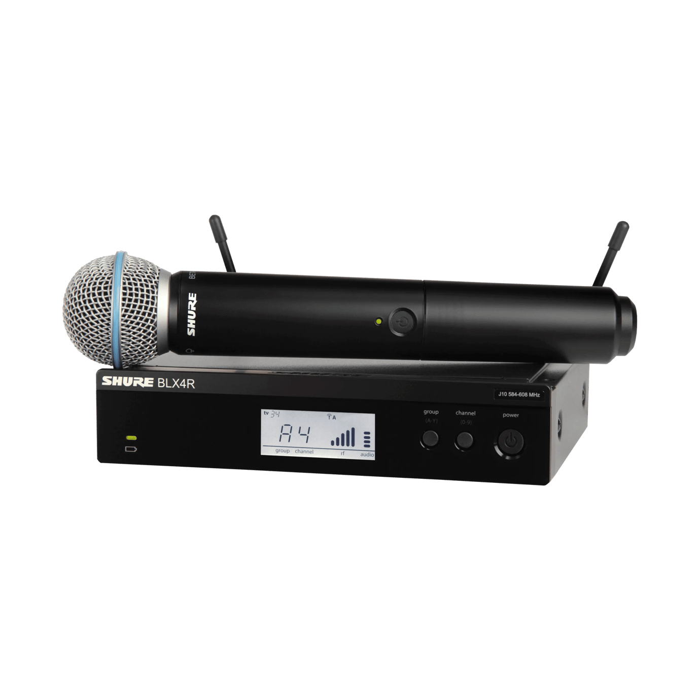 BLX24R/B58 - Wireless Vocal Rack-mount Set with Beta 58A - Shure USA