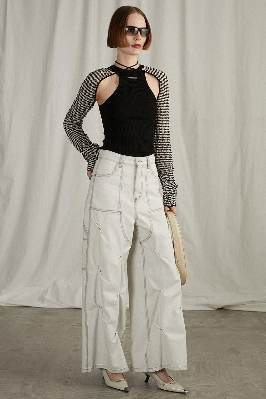 Studs Denim Pants