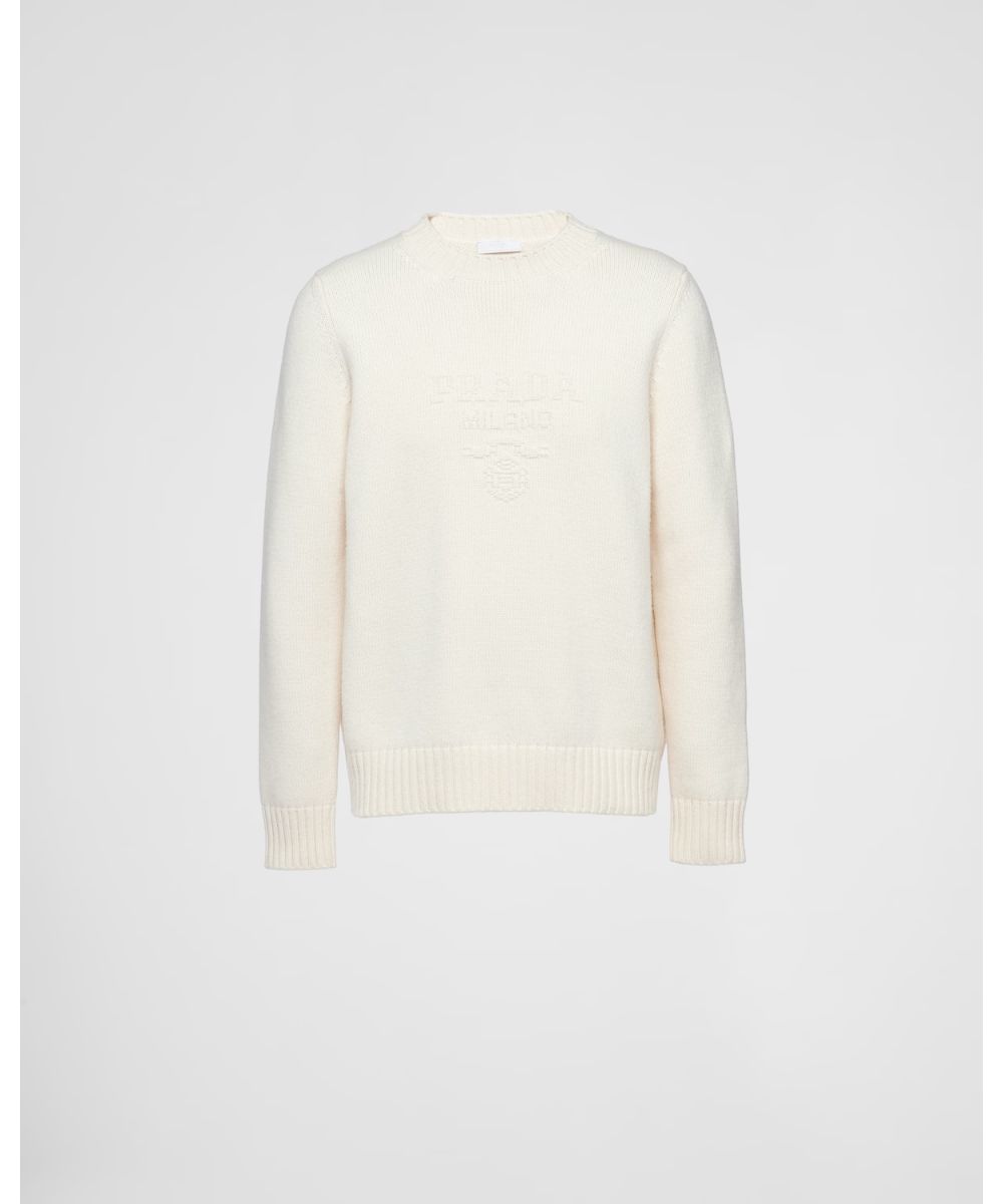 PRADA/プラダ_Men通販 | ウールxカシミヤ クルーネック セーター【送料