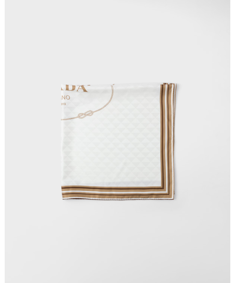 PRADA/プラダ_Women通販 | プリントシルクツイル スキニースカーフ