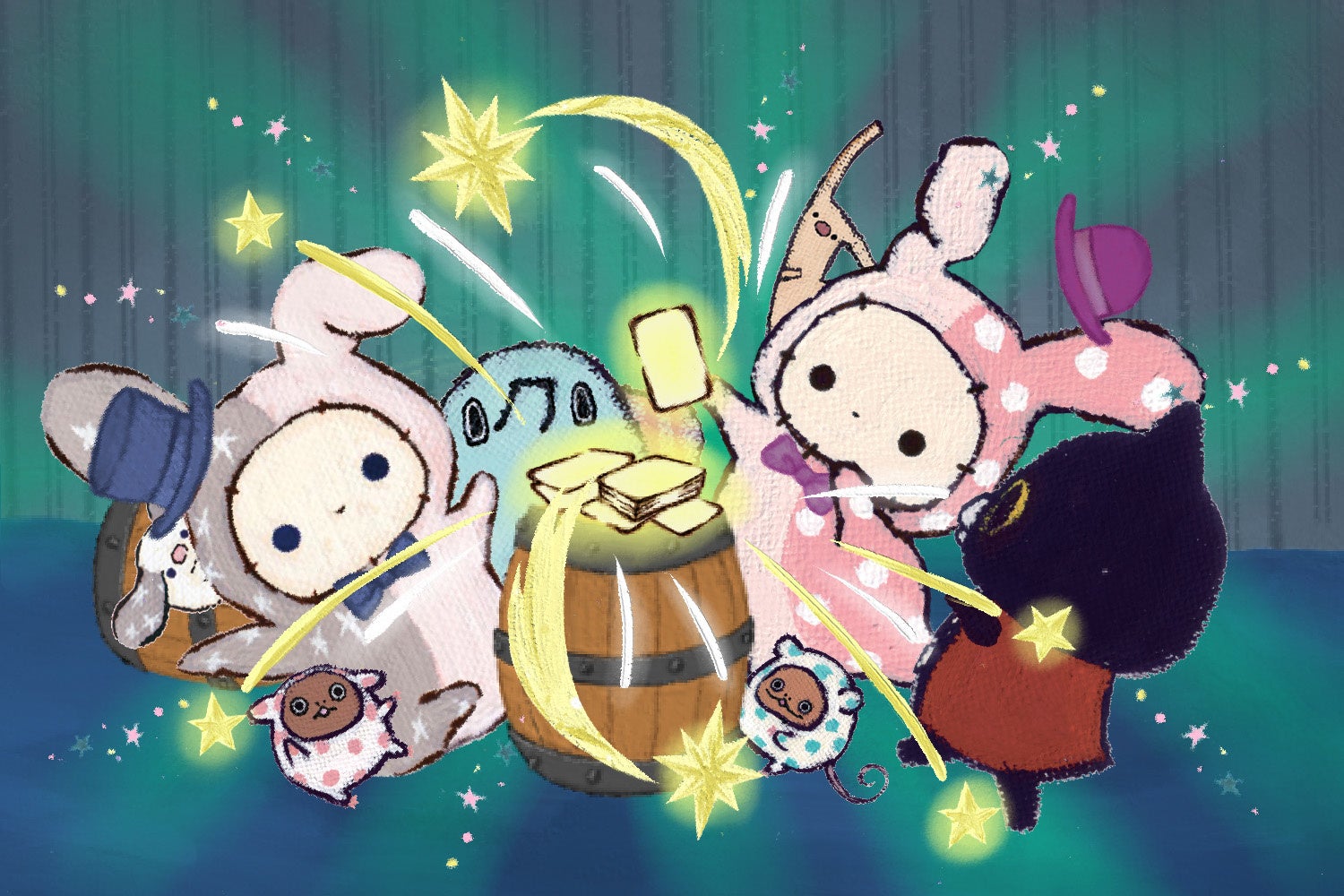 ルナファクトリーがサンエックスのキャラクターをタロットに抜擢