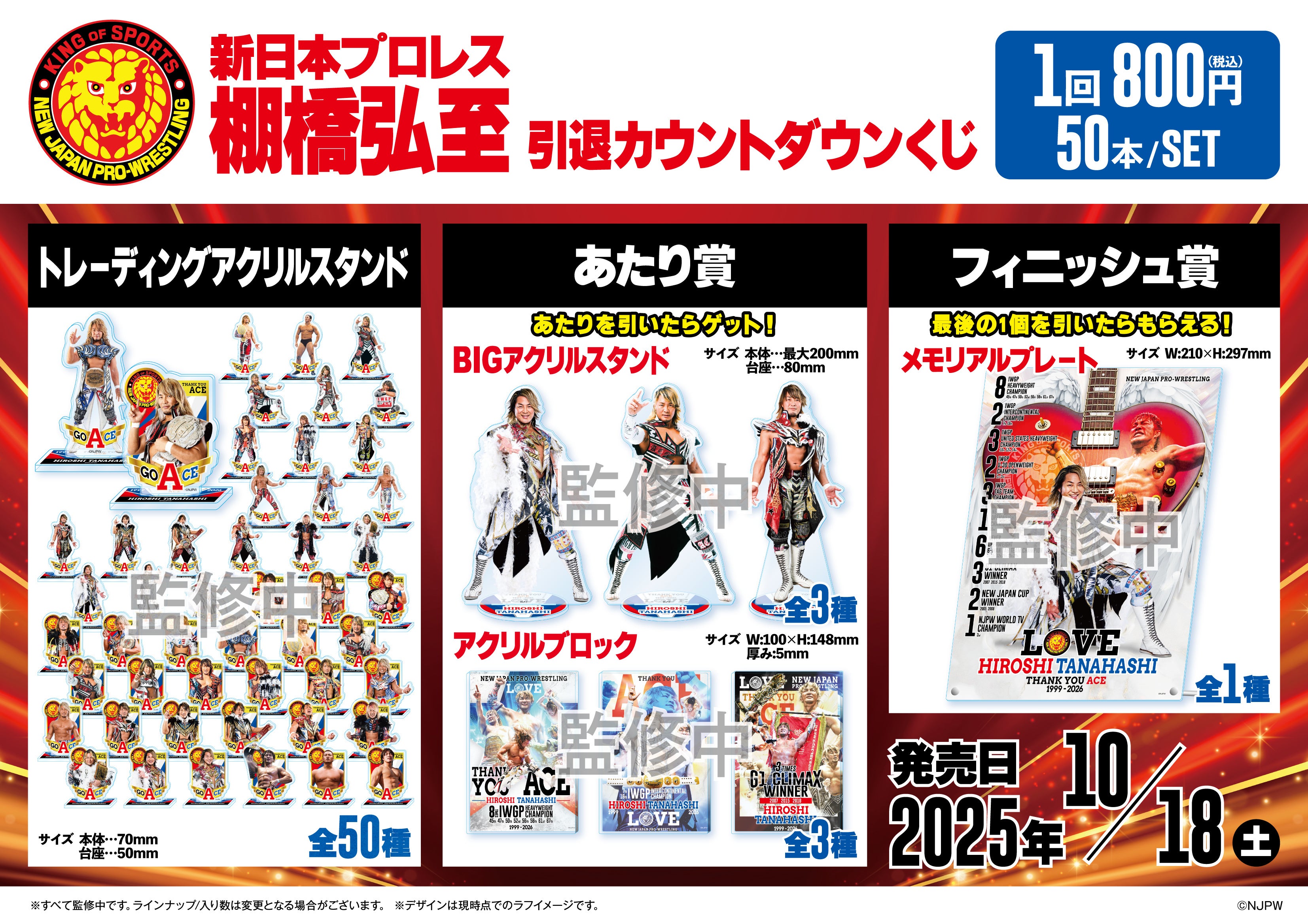 新日本プロレス 棚橋弘至 引退 東京ドーム 配布物＋おまけ 新日本