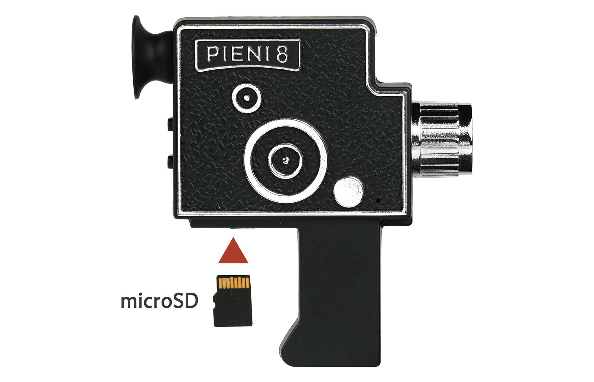 8mmフィルムカメラの形をした超小型トイデジタルカメラ「Kenko トイ