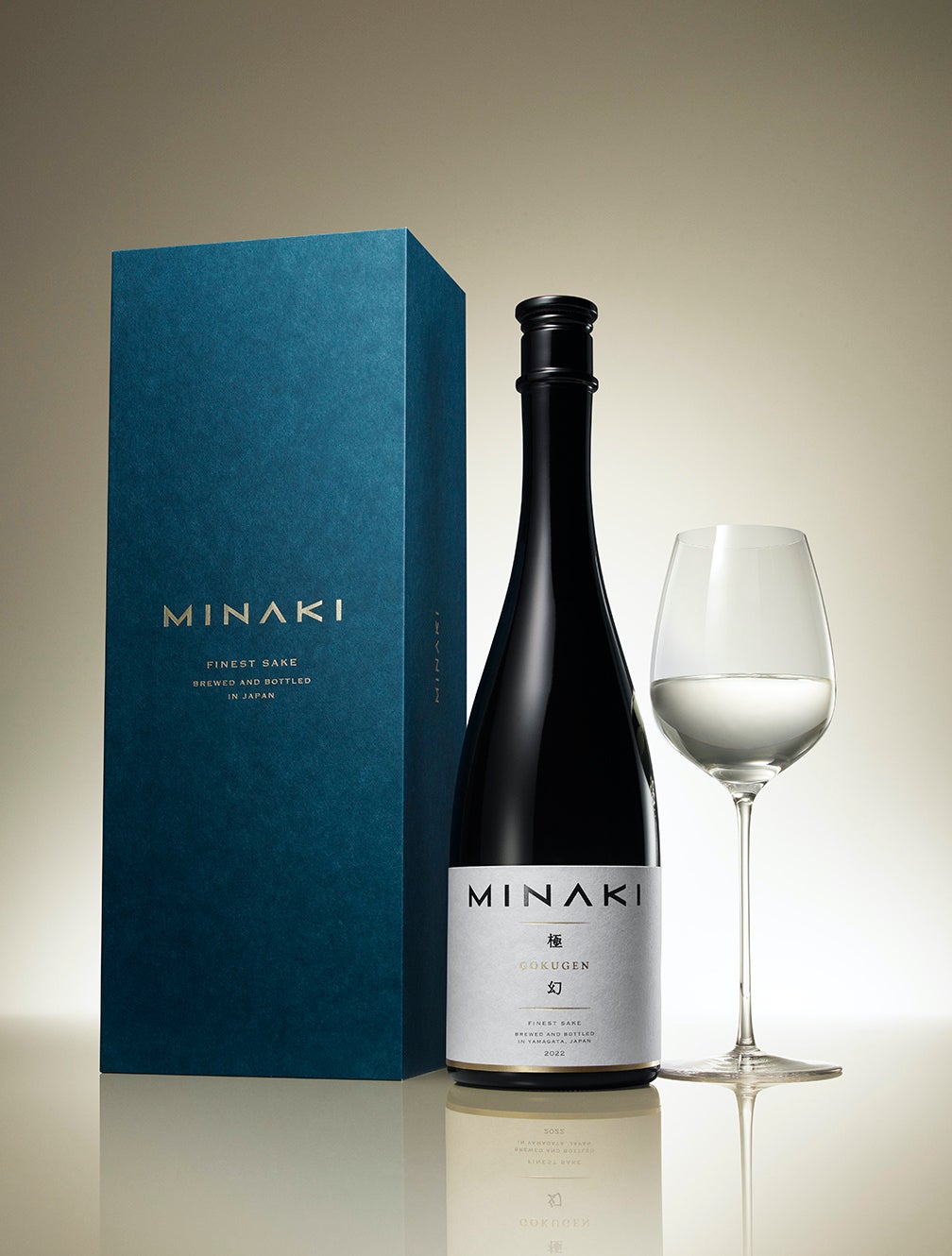 ラグジュアリー日本酒ブランド〝MINAKI〟誕生。「極幻〜GOKUGEN」2月24
