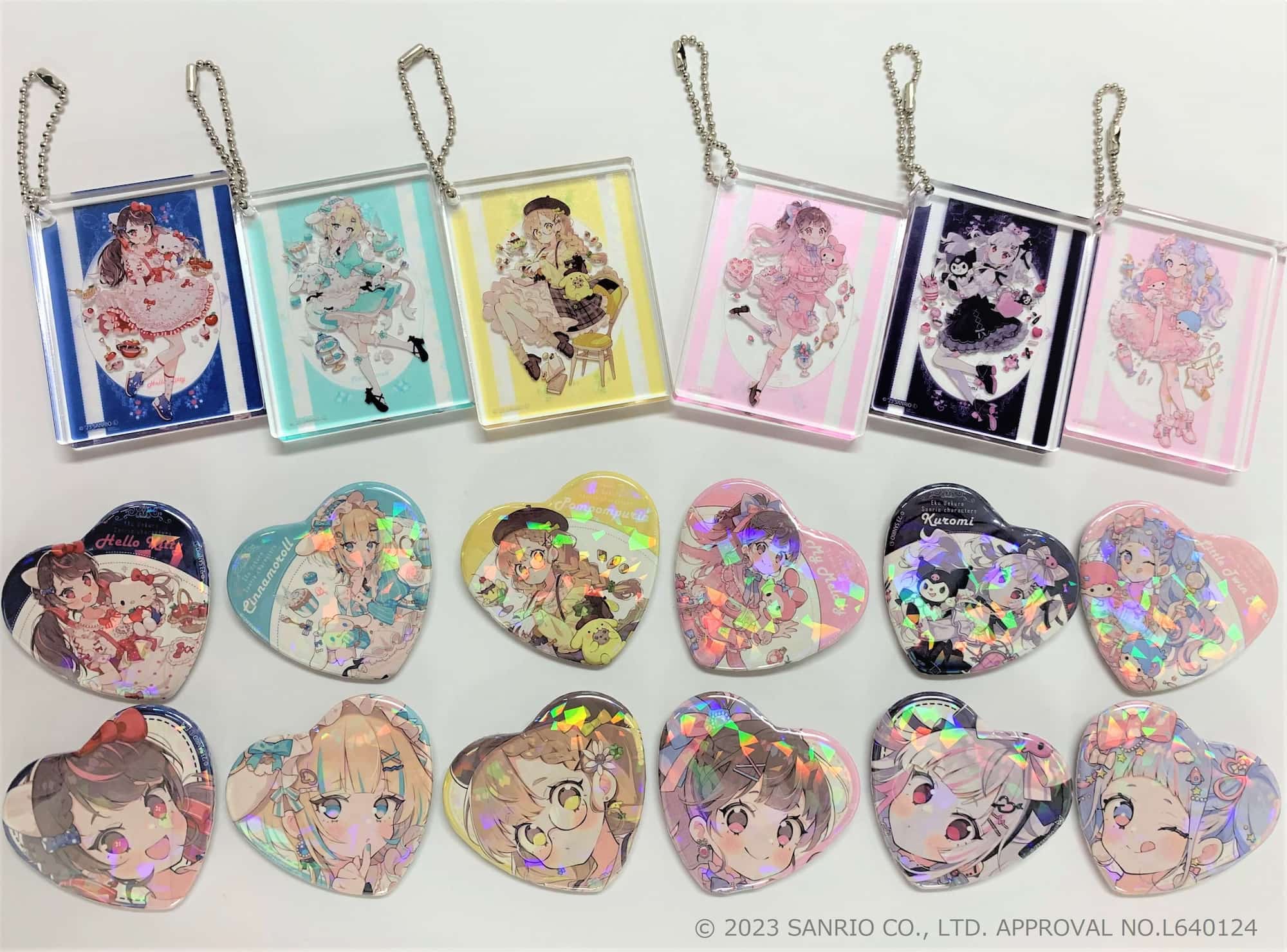 上倉エク×サンリオキャラクターズ」コラボの新作グッズが登場！ 可愛