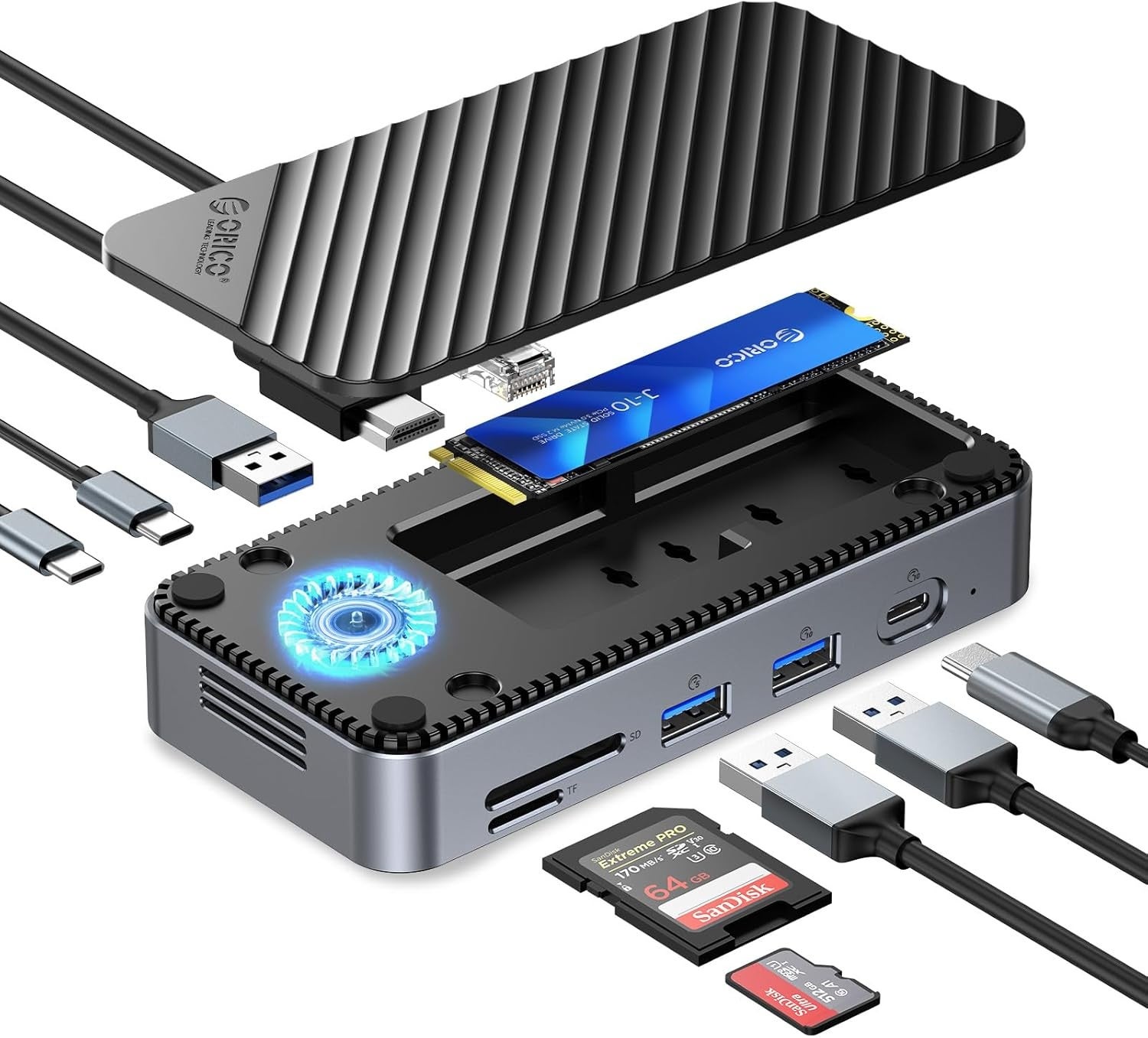 ORICO Thunderbolt 3 10GbE Ethernet Adapter - 割引後価格：17,935円