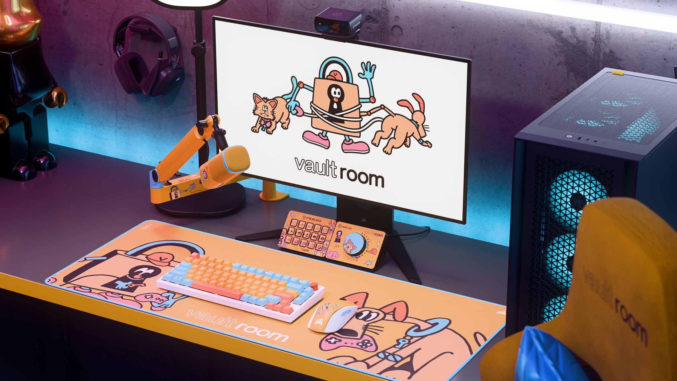 Elgato / CORSAIR」×「vaultroom」ゲーミングとクリエイティビティの