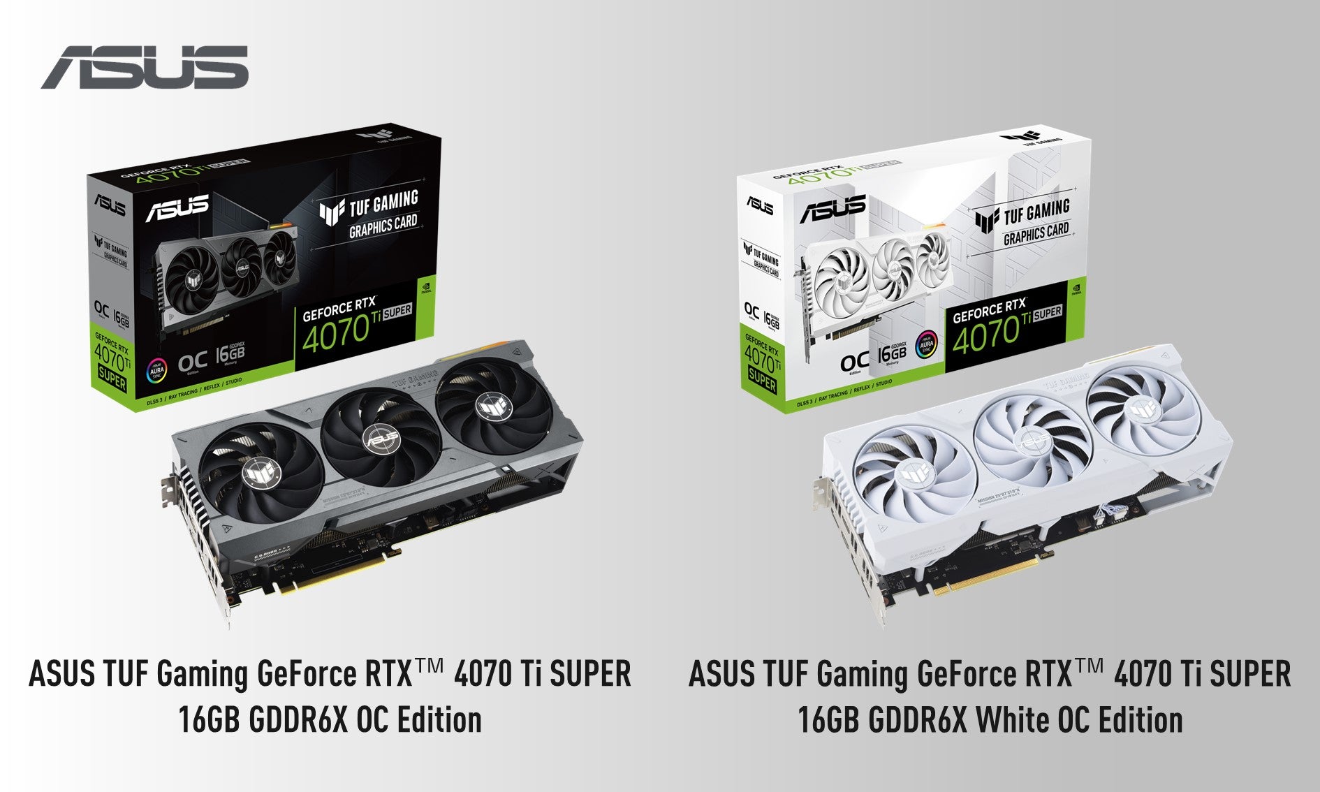 ASUSのゲーミングシリーズTUF Gamingより、NVIDIA® GeForce RTX™ 4070