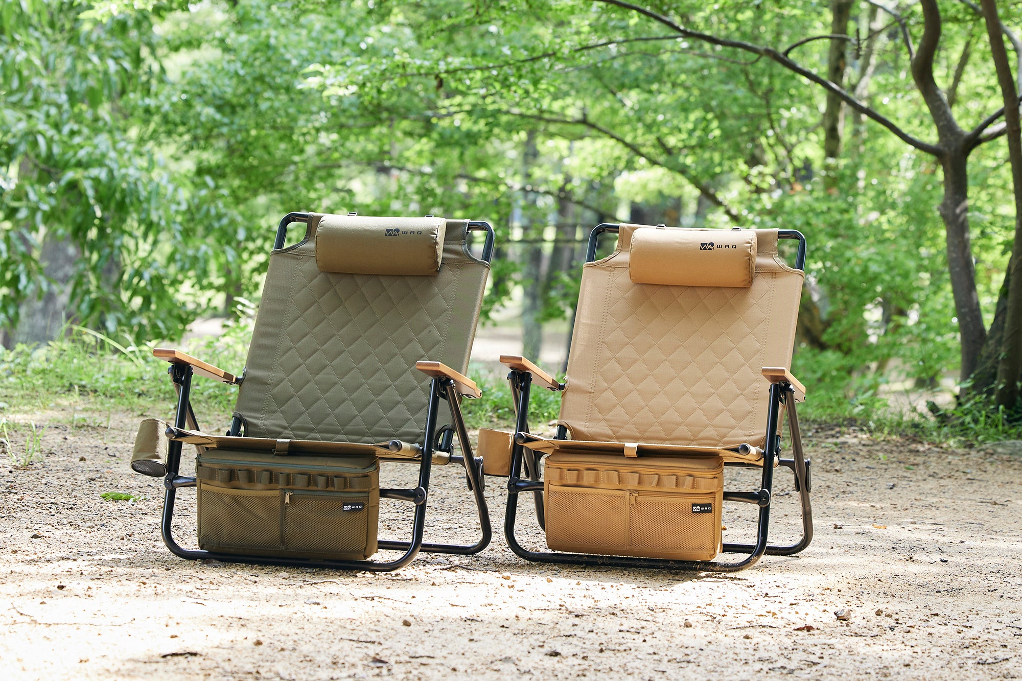 ロースタイルで快適なキャンプを楽しむ新製品『WAQ Reclining Low