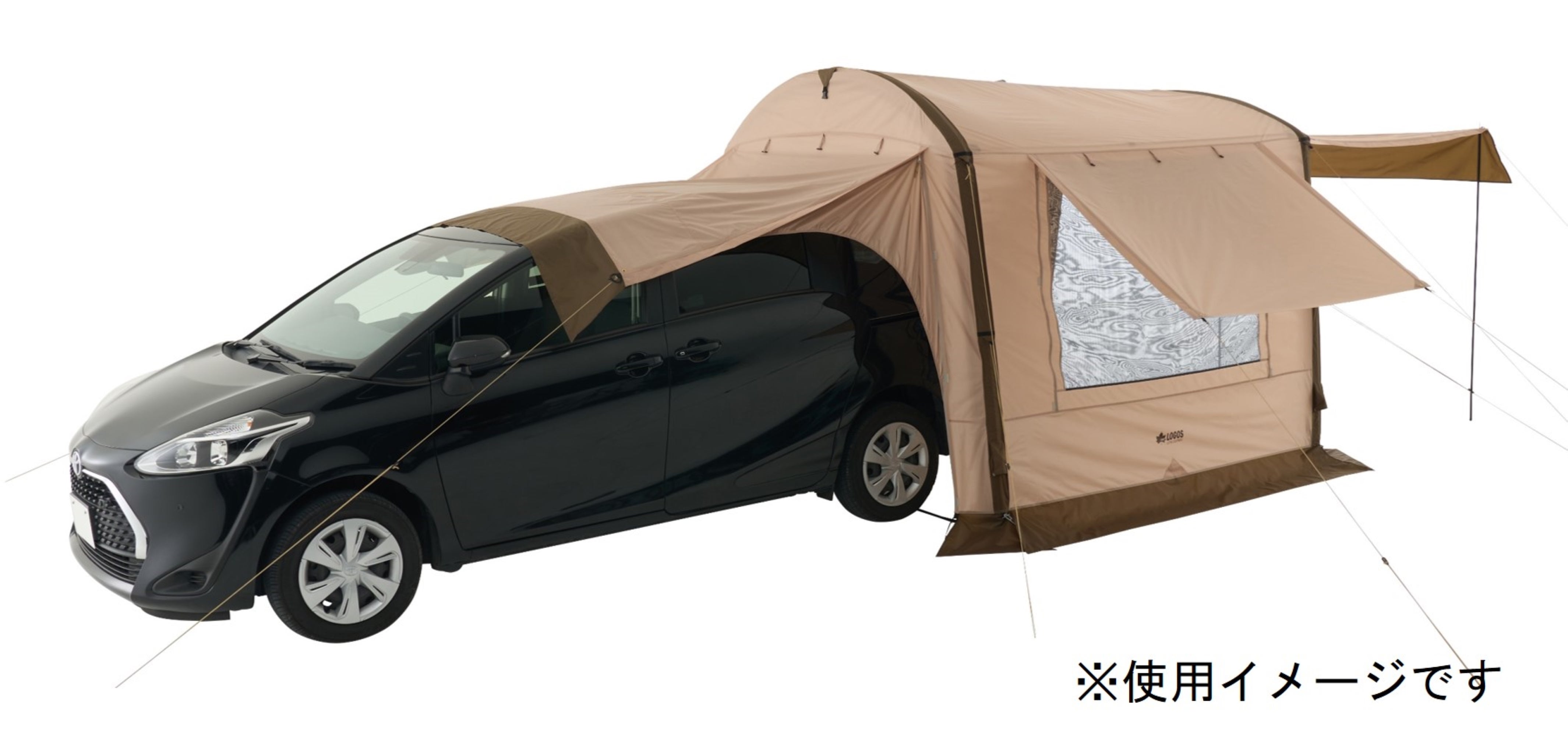 設営約70秒で車中泊を快適に！エア注入式構造を採用したシェルター