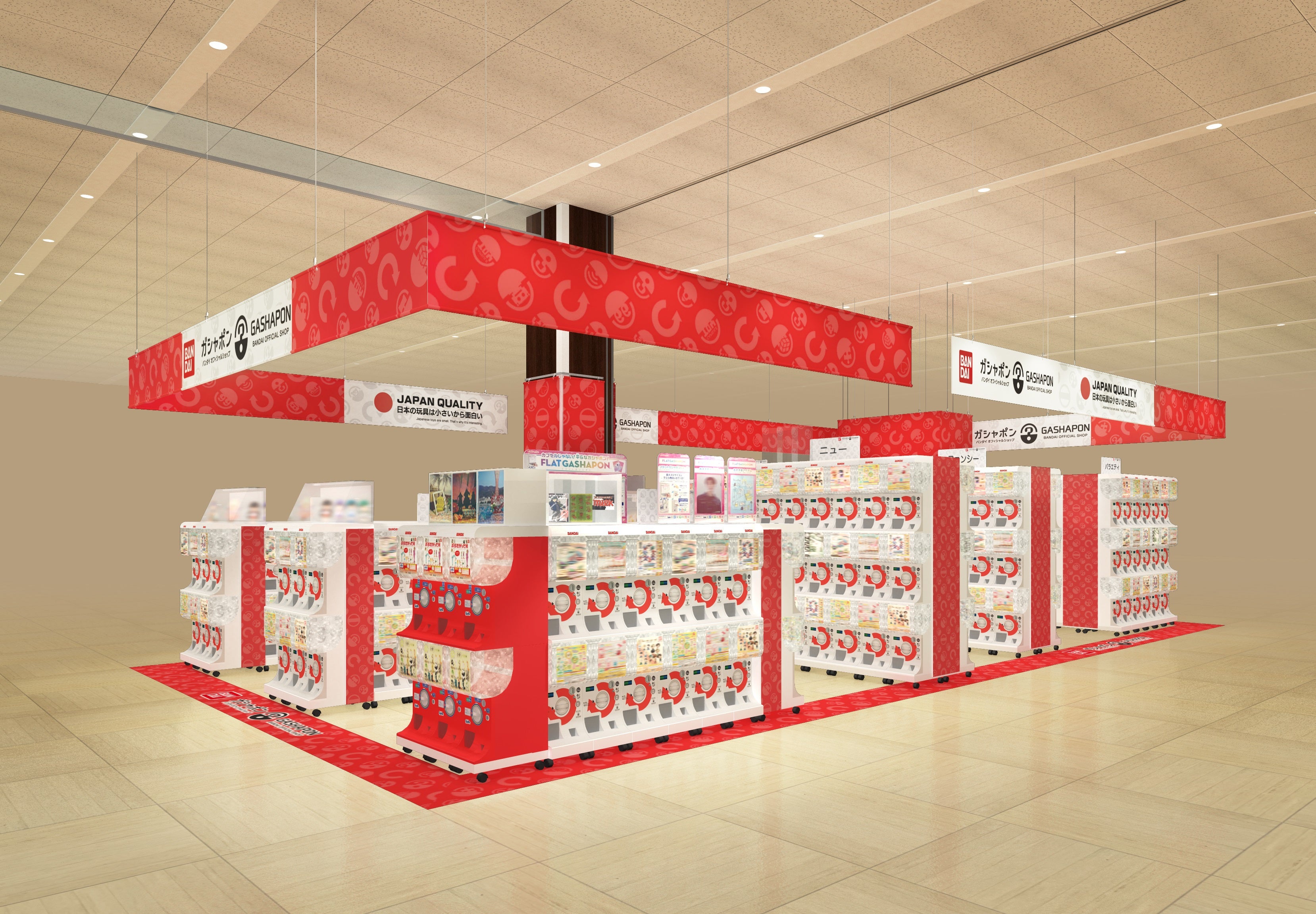 バンダイ公式の「ガシャポン®」大型専門店が、岩手県に初登場