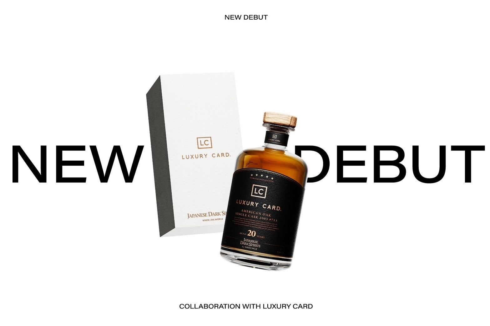 先行発売後わずか1時間で300本完売「LUXURY CARD #713 20年熟成 by