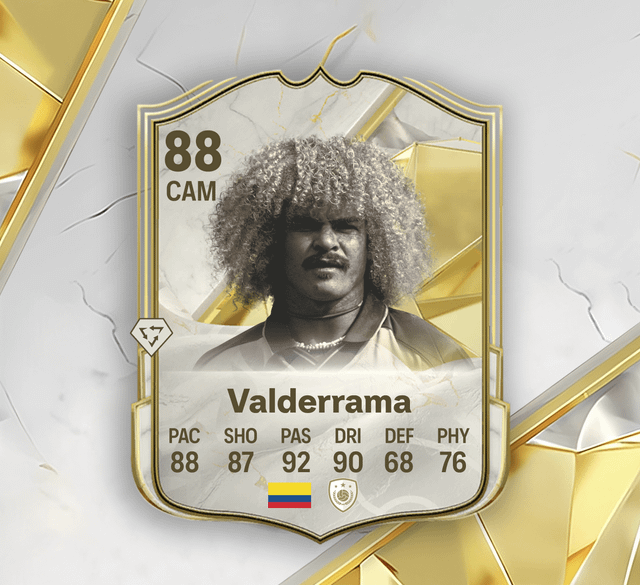 カルロス・バルデラマ - アイコンカード : r/fifacardcreators