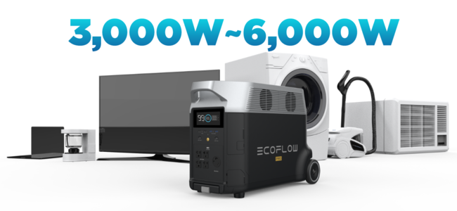 EcoFlow最高傑作、ポータブル蓄電池「DELTA Pro」がMakuakeにて発表