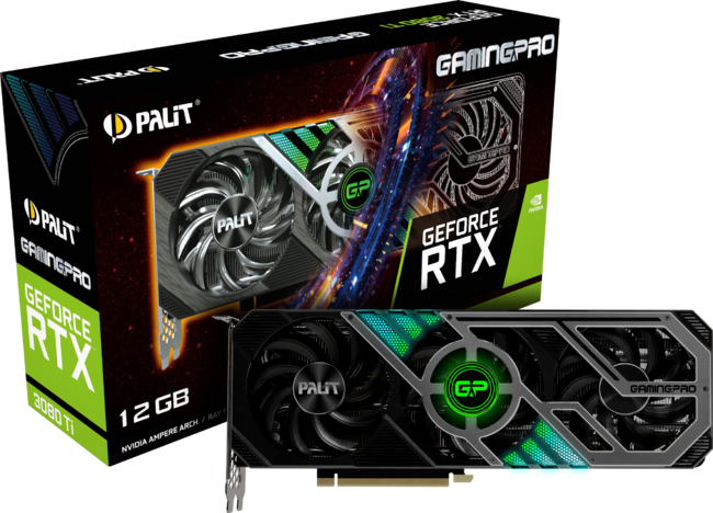 Palit、最新のGeForce RTX 3080 Ti, RTX 3070 Tiビデオカードを投入