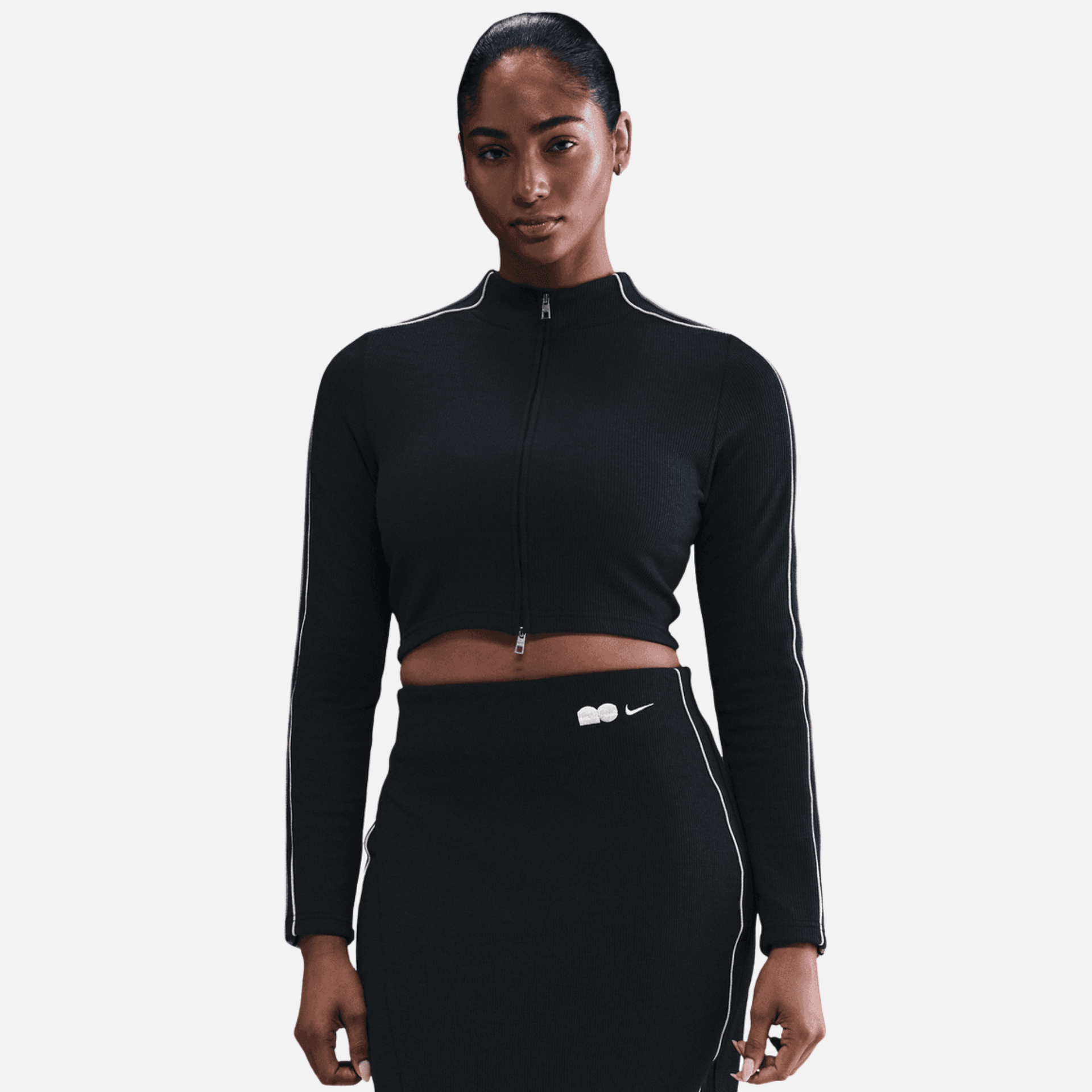 Nike Naomi Osaka Full-Zip Black Top – Puffer Reds