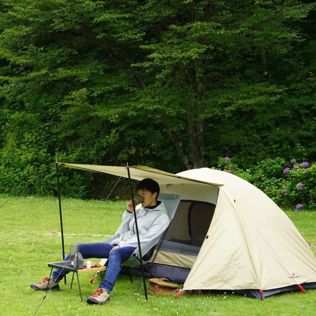 ソロドームテント 1人用 (5色 スチールポール付/ポールなし) SOLO DOME