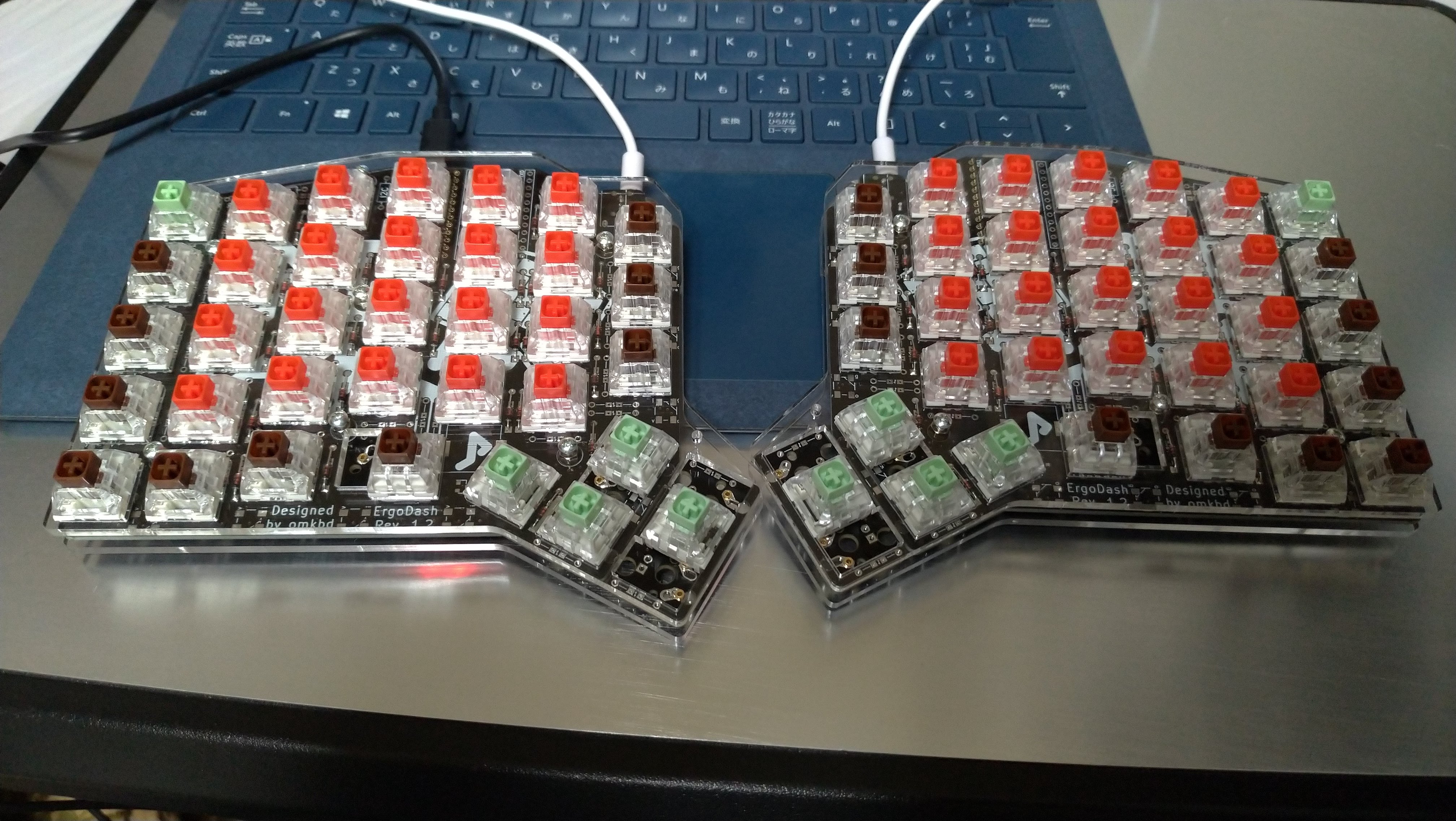 自作キーボードビルドログ：その1「ErgoDash」組み立て #Keyboard - Qiita