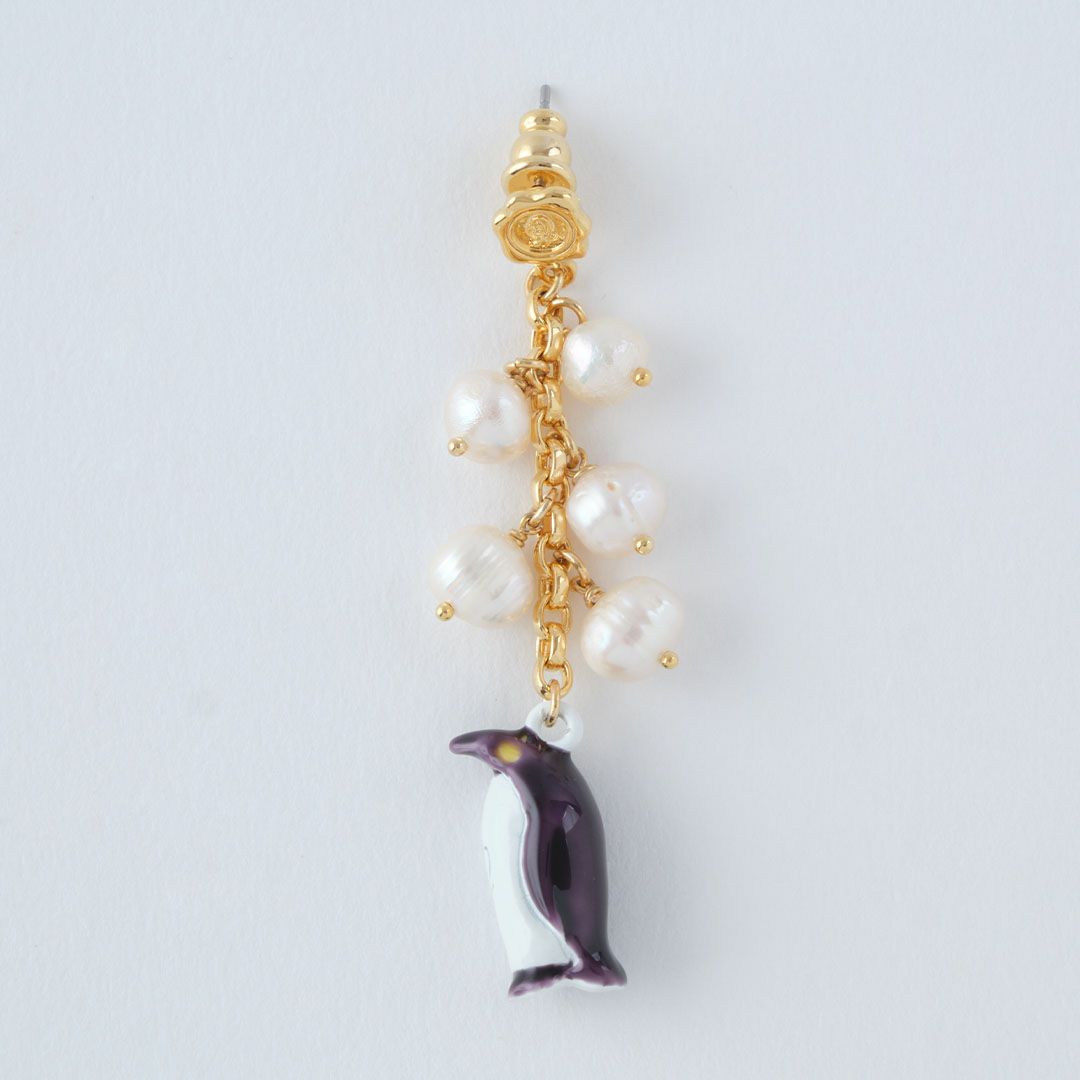 ペンギン バロック淡水パール ピアス | Q-pot. ONLINE SHOP
