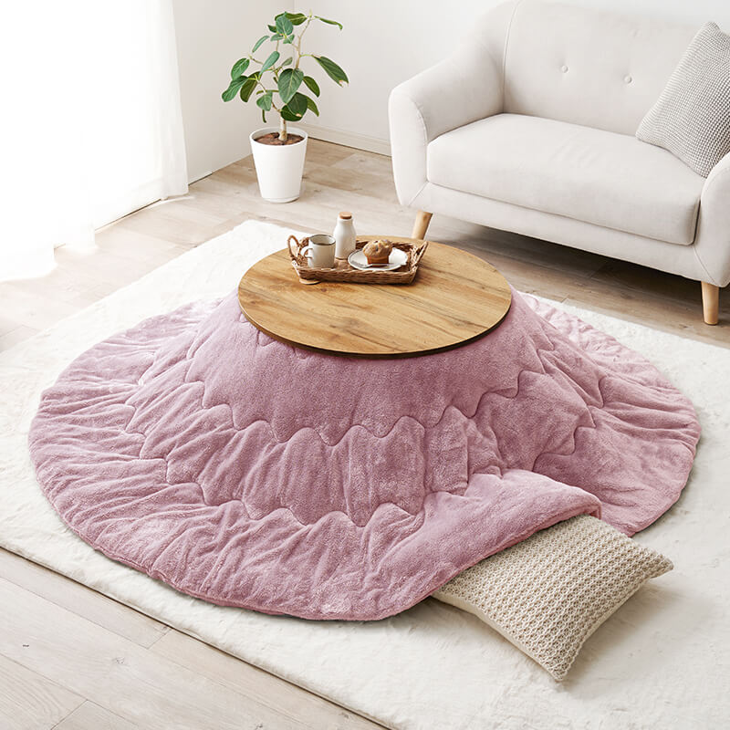 折りたたみ円形こたつ [直径68][単品/セット] Mone+Luna/moku moku