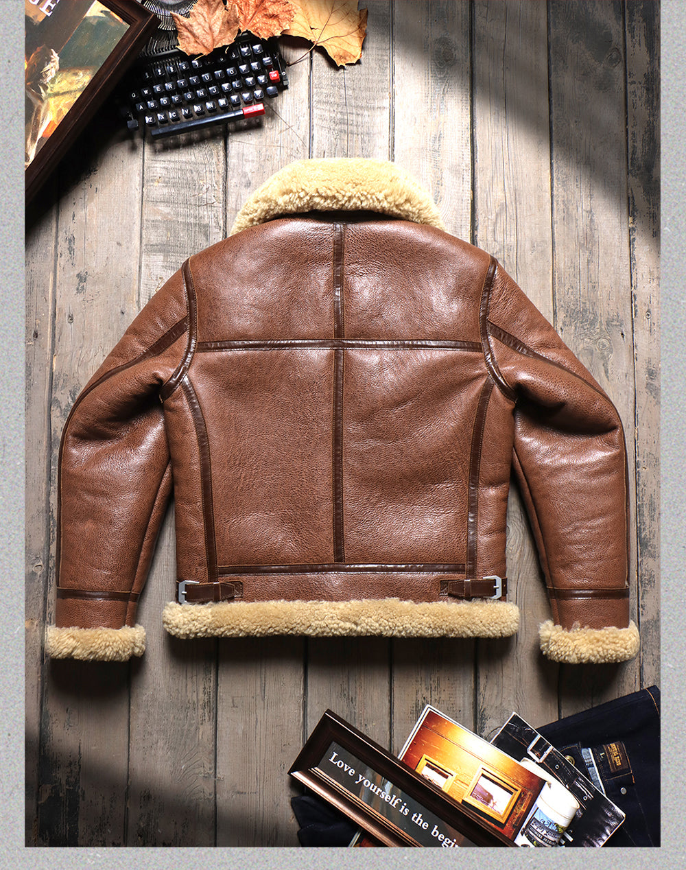 ☆ブラウンムートン B-3フライトジャケット☆S～4XL – quietman clothes