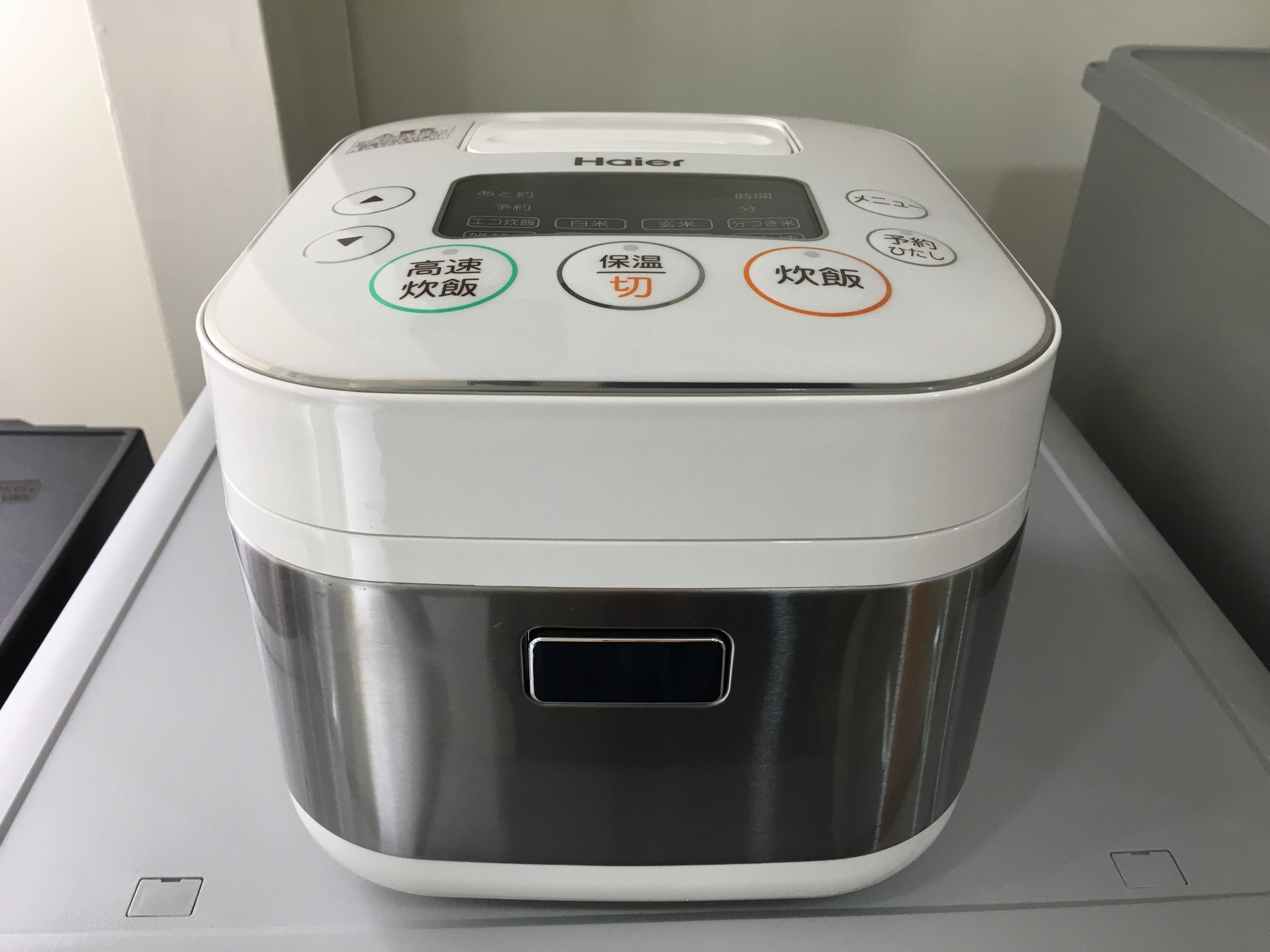 炊飯器／ハイアール／Haier／JJ-M31A／3合炊き／2018年製／白 | 宇都宮