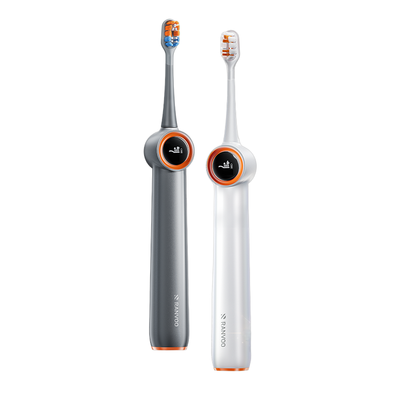 2-in-1 プレミアム電動歯ブラシ: 歯磨きとホワイトニングに最適