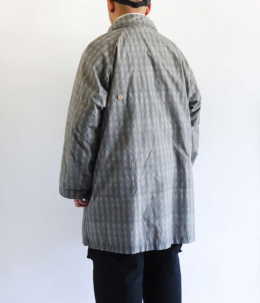OUTIL MANTEAU LUZE CHECK [GRAY CHECK] - Fresh Service NECESSARY or