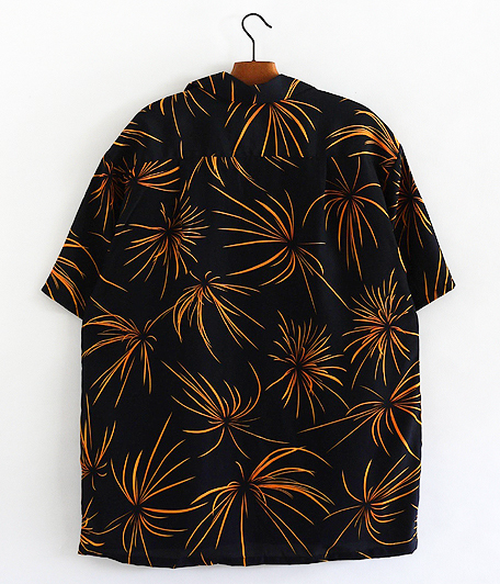 ANACHRONORM Hand Print Open Collar Shirt [HANABI] - Fresh Service