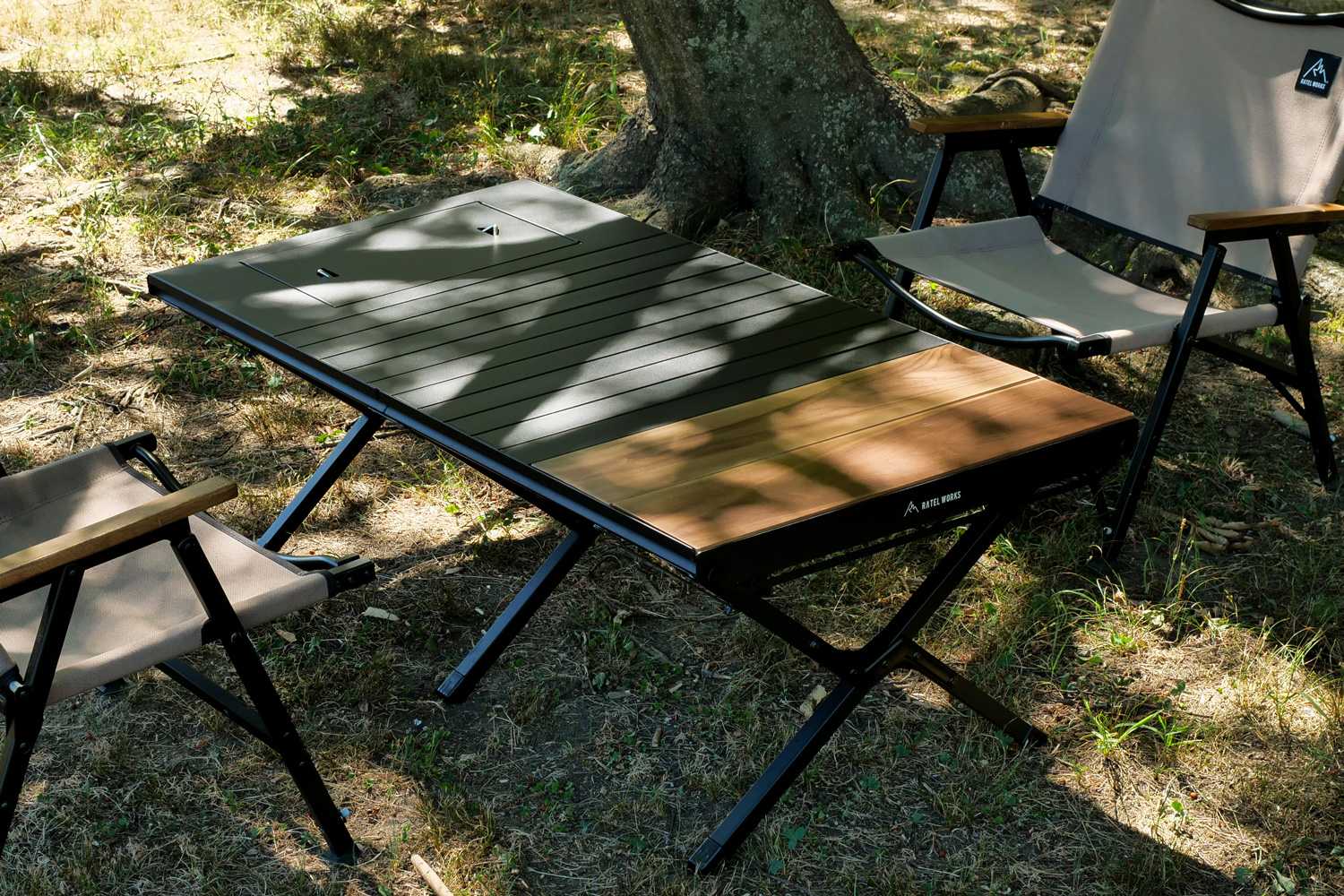 ラーテルワークス ウッドパネルテーブル120 WOOD PANEL TABLE120