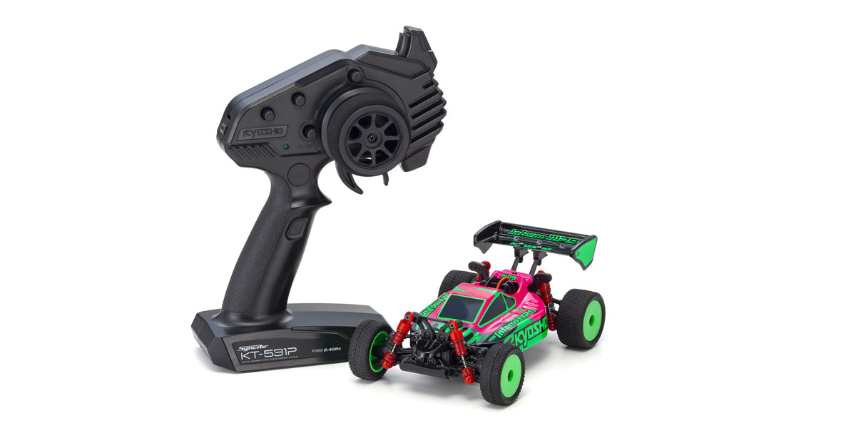 MB-010 インファーノ MP9 TKI3 ピンク/グリーン レディセット(ミニッツ
