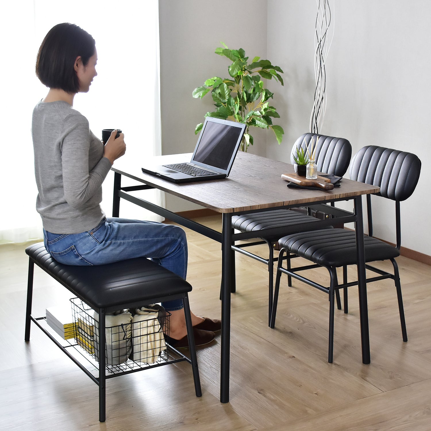 幅110】ダイニング4点セット ラディス – remembrance-doris