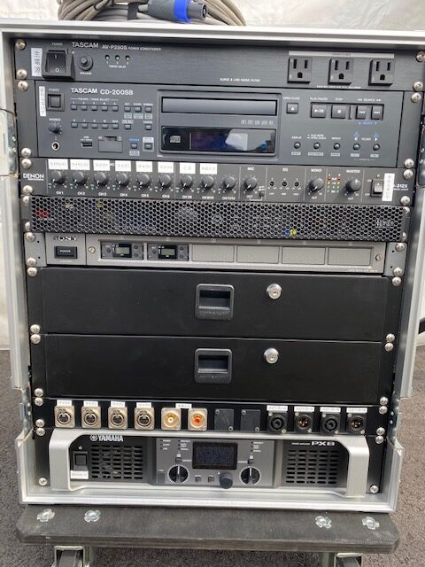 簡易音響セット（スピーカー×4）のレンタルならレントオール奈良【奈良