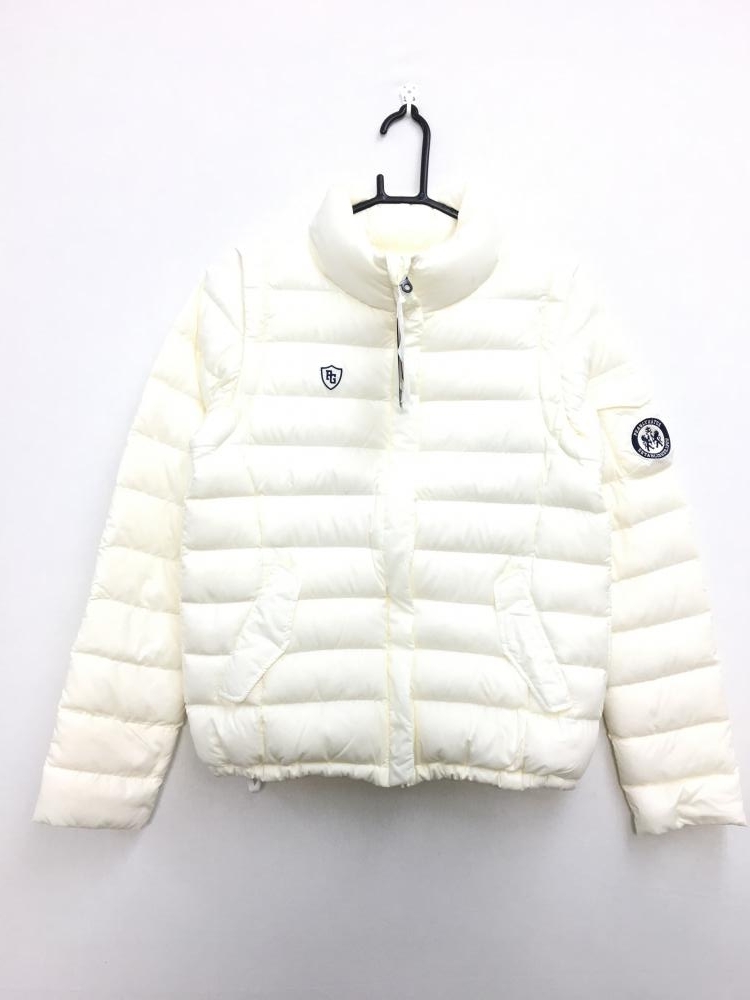 パーリーゲイツ ダウンジャケット アイボリー 2WAY 軽量 - ゴルフ